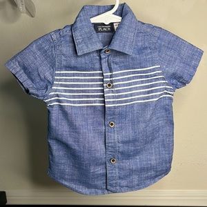 Boys Shirt Children’s Place Short Sleeve 12-18M Baby Kids Shirts For Children